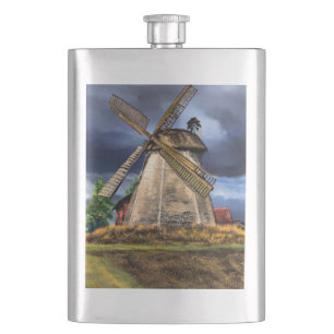 Dutch Windmill Flask