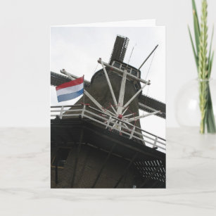 Dutch Windmill Greetings/ Note Card