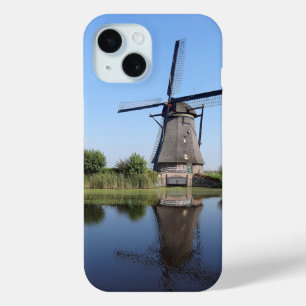 Dutch windmill on a sunny day iPhone 15 case