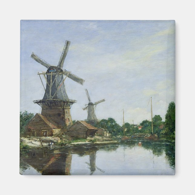 Dutch Windmills, 1884 Magnet (Front)