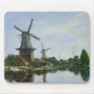 Dutch Windmills, 1884 Mouse Mat
