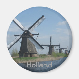 Dutch windmills magnet