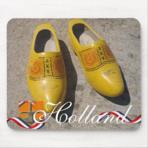 Dutch Wooden Shoes Clogs Holland Souvenir Mouse Mat