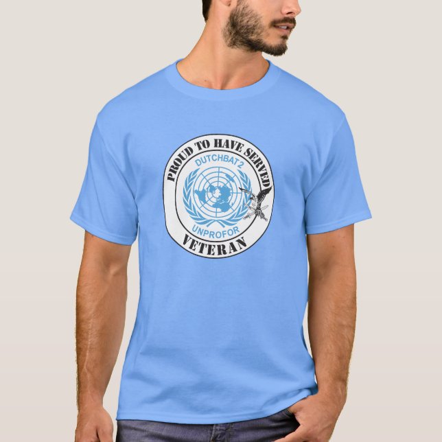 Dutchbat 2 UNPROFOR veteran T-Shirt (Front)