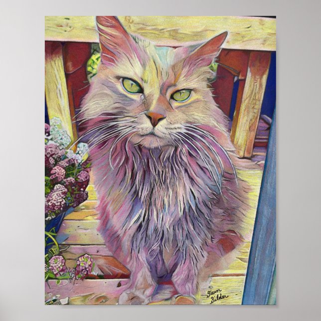 Dutchess Halas Farm Cat Poster (Front)