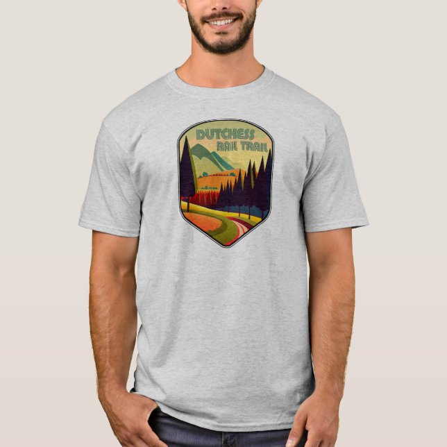 Dutchess Rail Trail Colours T-Shirt (Front)