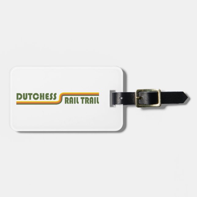 Dutchess Rail Trail Luggage Tag (Front Horizontal)