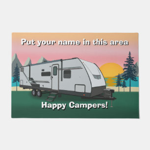Dutchmen Kodiak 28SBH trailer design Happy Camper Doormat