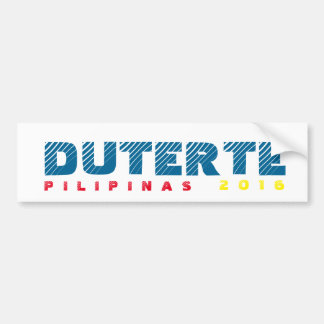 Duterte DU30 bumper sticker