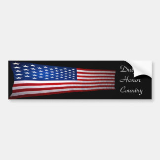 Duty, Honour, Country Bumper Sticker