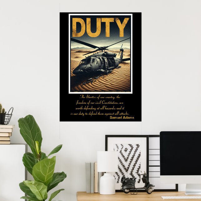 Duty: Scars of Service Poster (Home Office)
