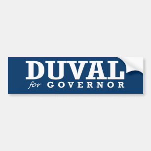 DUVAL FOR GOVERNOR 2014 BUMPER STICKER