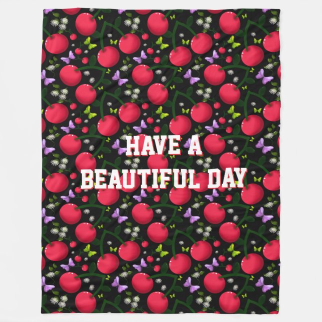 Duvet Cover Fleece Blanket (Front)