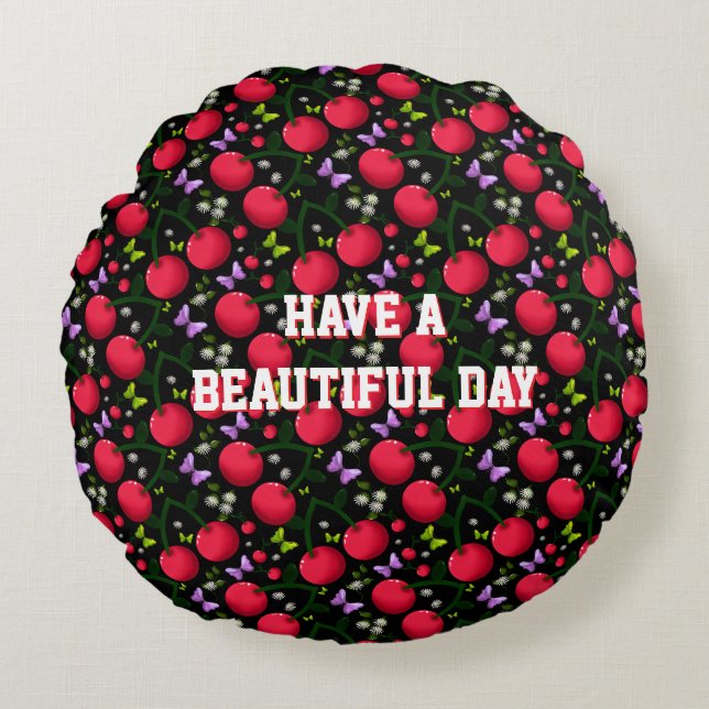 Duvet Cover Round Cushion (Front)