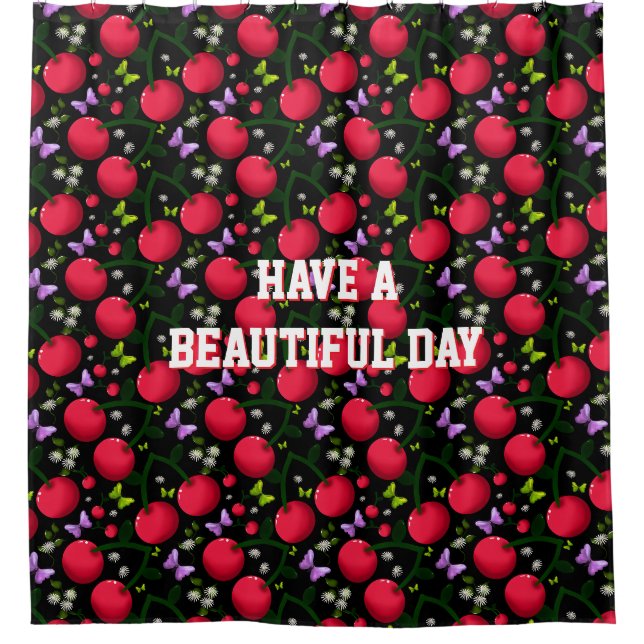 Duvet Cover Shower Curtain (Front)