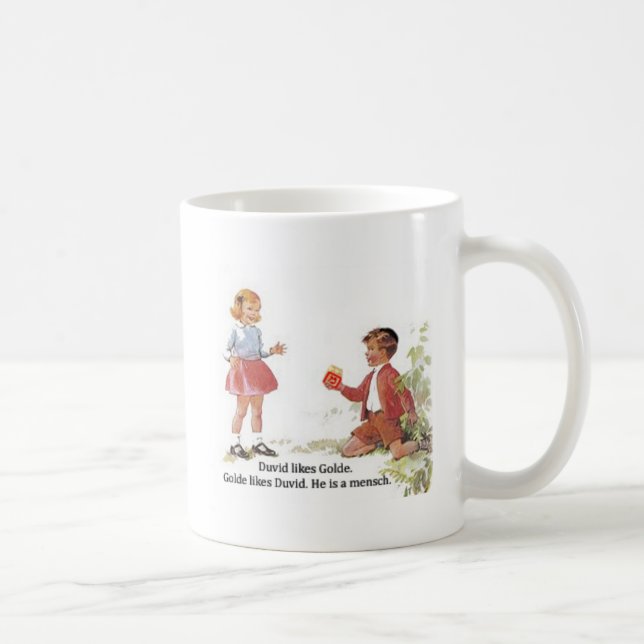 Duvid likes Golde. Coffee Mug (Right)