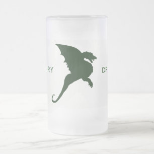 Duxbury Dragons DUX Frosted Glass Beer Mug