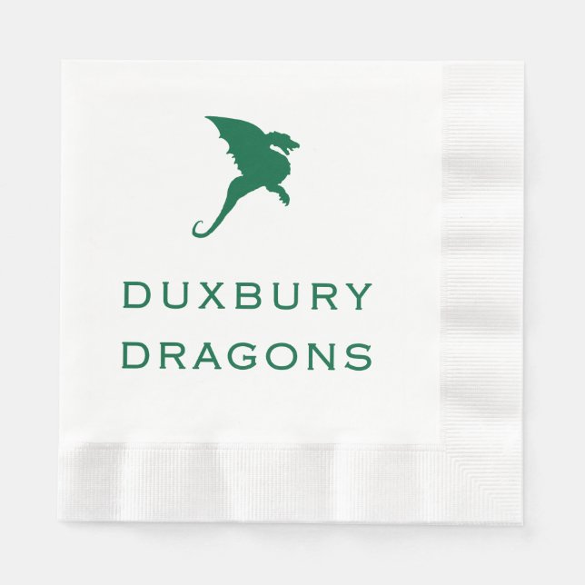 Duxbury DRAGONS - Duxbury Massachusetts Napkin (Front)