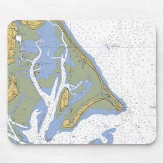 Duxbury MA Nautical Harbour Chart Mousepad