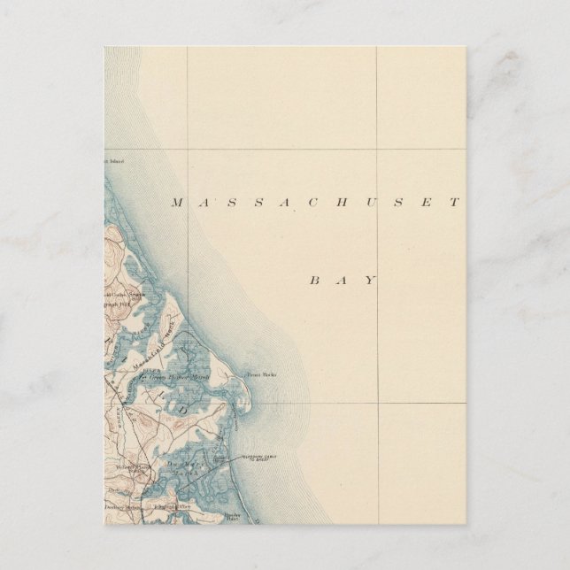 Duxbury, Massachusetts Postcard (Front)