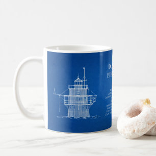 Duxbury Pier Light Lighthouse - Massachusetts – AD Coffee Mug
