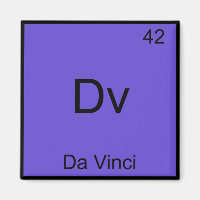 Dv - Da Vinci Funny Chemistry Element Symbol Tee