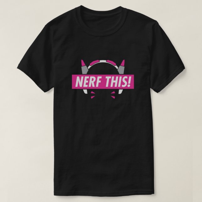 DVa Nerf this Voice line design T-Shirt (Design Front)