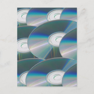 DVD discs Postcard