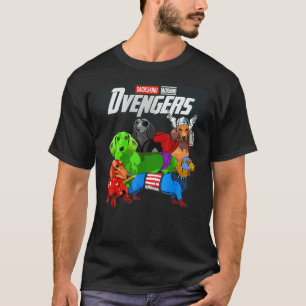 Dvengers T Shirt Funny Dog Dachshund Gift  For Men