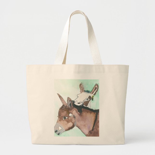 D'Vine Donkeys Tote Bag (Front)
