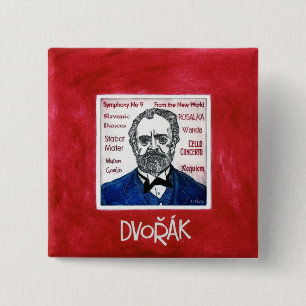 Dvorak 15 Cm Square Badge