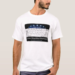 Dvorak Simplified Keyboard T-Shirt