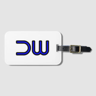 DW DEK-WORX Company Logo Luggage Tag