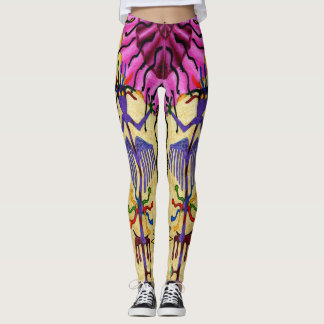 Dwainizms Colourful "Optical Confections" Leggings