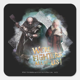 Dwalin and Balin Square Sticker