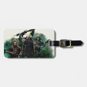 Dwalin, Nori, & Bofur Graphic Luggage Tag