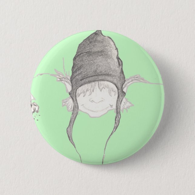 Dwarf 6 Cm Round Badge (Front)