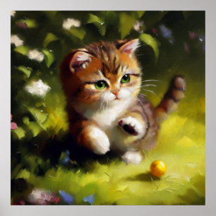 Dwarf Cat  Poster