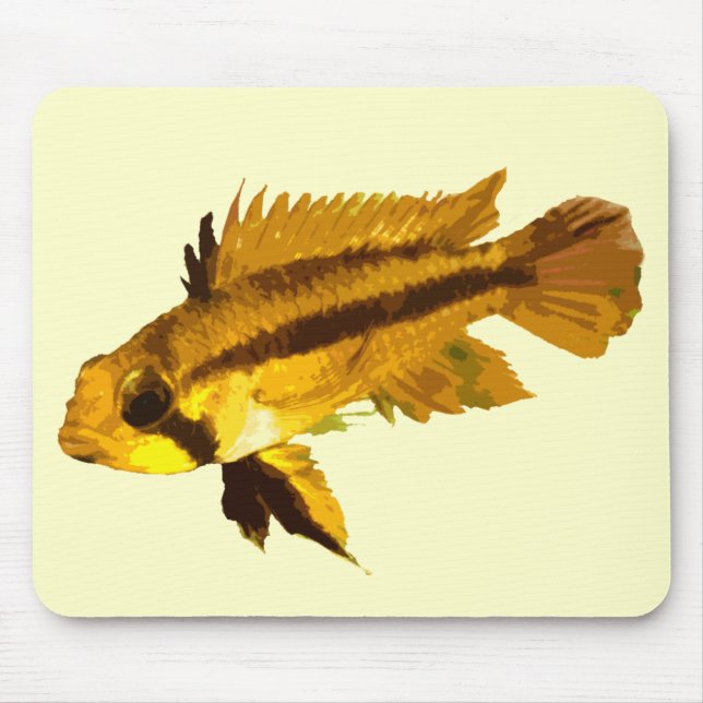 Dwarf Cichlid Mouse Mat (Front)