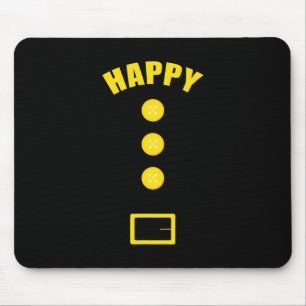 Dwarf Costume  - Fun Halloween Gift Idea - Happy  Mouse Mat