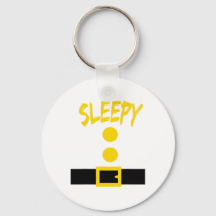 Dwarf Costume - Fun Halloween Gift Idea - Sleepy  Key Ring