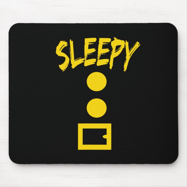 Dwarf Costume  - Fun Halloween Gift Idea - Sleepy Mouse Mat (Front)