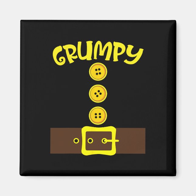 Dwarf Easy Halloween Costume Dwarf Men Women Match Magnet (Front)