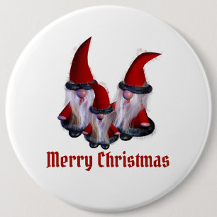 Dwarf family Christmas 6 Cm Round Badge