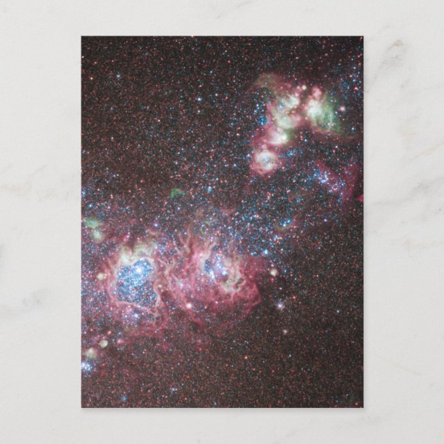 Dwarf Galaxy NGC 4214 Postcard (Front)
