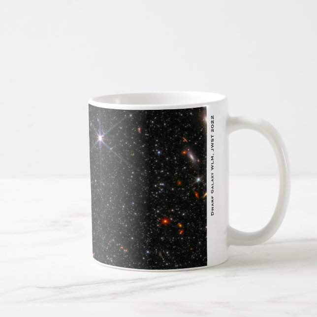 Dwarf Galaxy WLM James Webb Space Telescope Hi-Res Coffee Mug (Right)