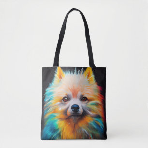 Dwarf German Spitz Dog Pet Cute Adorable Animal Tote Bag