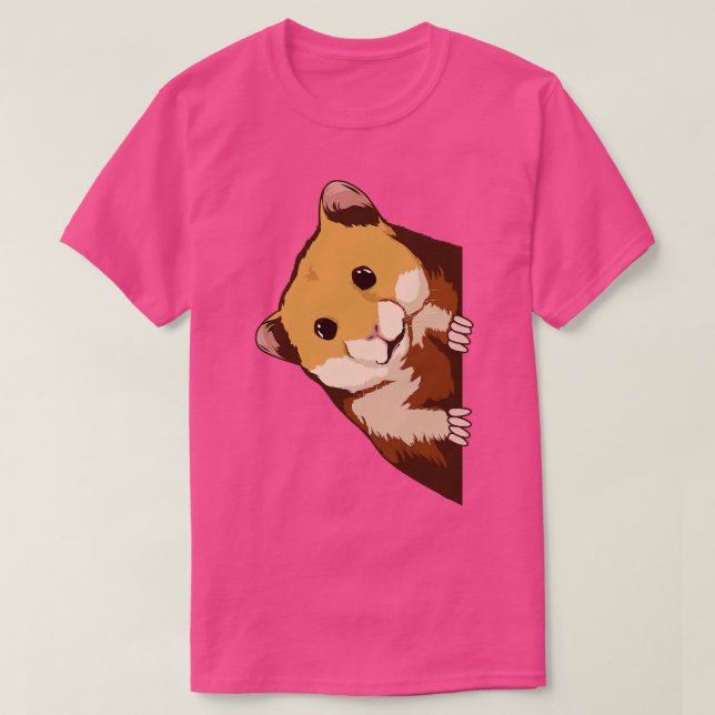 Dwarf Hamster Looking From The Side Hammy 1 T-Shirt (Design Front)
