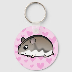 Dwarf Hamster Love Key Ring