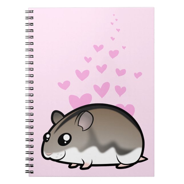 Dwarf Hamster Love Notebook (Front)